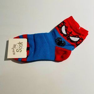 Children's Spider Man Sock Pair (Ages 4-9)